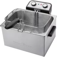   Profi Cook PC-FR1038 Dupla hidegzónás fritőz 3000 W Időzítő funkció, Manuális hőmérséklet beállítással Nemesacél