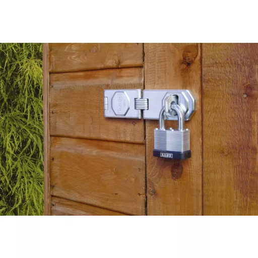 Kasp K13050D Függő lakat 50 mm Különböző időben záródó Ezüst Kulcsos zár