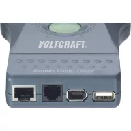   Koax kábel teszter, UTP, LAN hálózati kábel teszter, USB, RJ11/RJ45, BNC csatlakozókhoz, kábelekhez Voltcraft CT-5