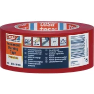   tesa PREMIUM 04169-00059-93 Jelölő ragasztószalag tesa® Professional Piros (H x Sz) 33 m x 50 mm 1 db