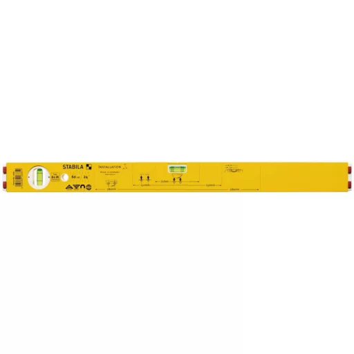 Stabila Type 80 M Installation 16881 Mágneses vízmérték Mágnessel 60 cm 0.5 mm/m