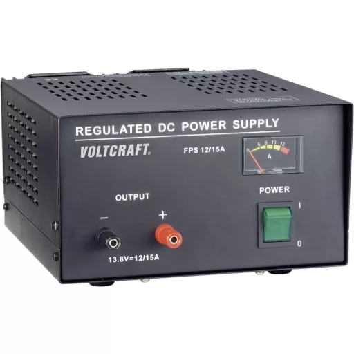 Labortápegység, fix feszültségű VOLTCRAFT FSP-11312 13.8 V/DC 12 A 165 W Kimenetek száma 1 x Kalibráció (ISO)