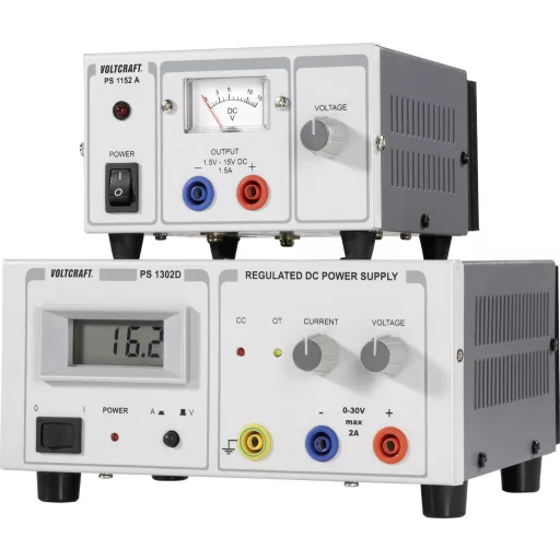 VOLTCRAFT PS-1302 D LineárisLineáris labortápegység, labor hálózati adapter, beállítható0 - 30 V/DC / 0 - 2 A, , 60 W