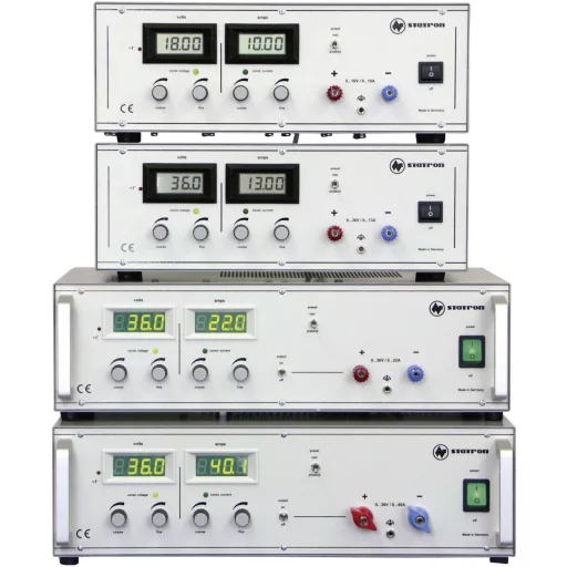 Labortápegység, szabályozható Statron 3252.1 0 - 36 V/DC 0 - 13 A 468 W Kimenetek száma 1 x Kalibrált ISO