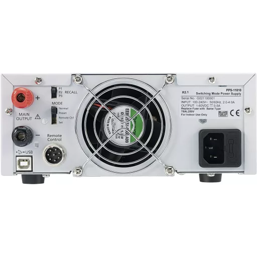 Labortápegység, szabályozható VOLTCRAFT PPS-11603 1 - 60 V/DC 0 - 2.5 A 160 W USB, Remote Programozható Kimenetek száma 2 x Kalibrált ISO