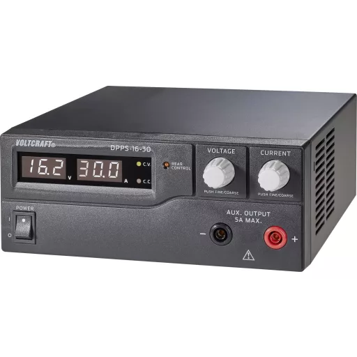 Labortápegység, szabályozható VOLTCRAFT DPPS-16-30 1 - 16 V/DC 0 - 30 A 480 W USB Programozható Kimenetek száma 1 x Kalibrált ISO