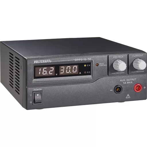 Labortápegység, szabályozható VOLTCRAFT DPPS-16-30 1 - 16 V/DC 0 - 30 A 480 W USB Programozható Kimenetek száma 1 x Kalibrált ISO