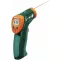 Infra hőmérő pisztoly, távhőmérő lézeres célzóval 8:1 optikával -20 + 332 °C, ISO kalibrált, Extech IR400