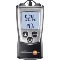   testo 610 Légnedvesség mérő Kalibráció (ISO) 0 % rF 100 % rF Olvadáspont-/penészesedés jelző