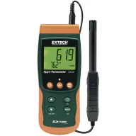  Hőmérséklet és légnedvességmérő műszer, thermo - hygrométer adatgyűjtő, ISO kalibrált, Extech SDL500