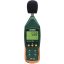 Digitális zajszintmérő, decibelmérő adatgyűjtővel 31.5 - 8000 Hz IEC EN 61672-1, ISO kalibrált Extech SDL600