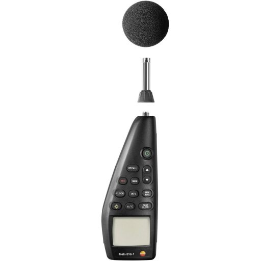 testo Zajszintmérő Kalibráció (ISO) Adatgyűjtő 816-1 30 - 130 dB 20 Hz - 8000 Hz