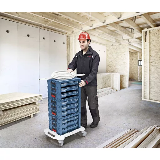 Bosch Professional 1600A001S9 L-BOXX roller Roller ABS Terhelés (max.): 100 kg 492 mm x 646 mm x 184 mm Görgők száma 4