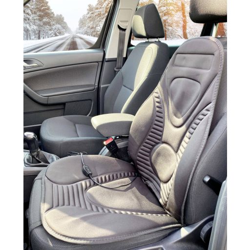 Ülésfűtés, fűthető autós üléshuzat, kettős teljesítményű, HP Autozubehör 19175