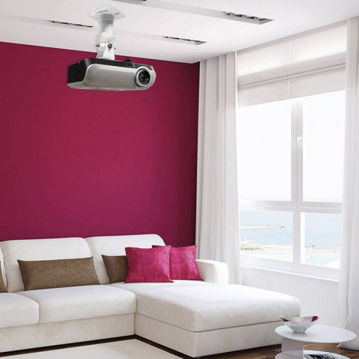 Mennyezeti projektor tartó konzol, dönthető, forgatható, max. távolság: 22 cm, fehér, LogiLink BP0003