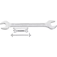   Hazet 450N-25X28 450N Kettős csavarkulcs Kulcsszélesség (metrikus) 25 - 28 mm