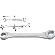   Hazet 612 612-17X19 Nyitott kettős gyűrűskulcs 17 - 19 mm DIN 3118
