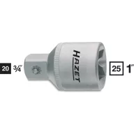   Hazet 1158-2 Dugókulcs adapter 3/4 coll Meghajtás (csavarhúzó) 1 (25 mm) 70 mm 1 db