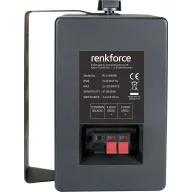   Fali hangszóró 100 W, 90 - 20000 Hz, 1 pár, Renkforce RL100W BK