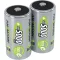 Góliát akku D NiMH, 1,2V 5000 mAh, 2 db, Ansmann maxE HR20, LR20, D, AM1, XL, MN1300, 813, E95, LR20N, 13A