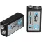 9V akku NiMH 8,4 V 300 mAh, Ansmann maxE 6LR61, HR6F22, HR9V, HR22, 6LR21, 6AM6, 6LP3146, MN1604, E Block
