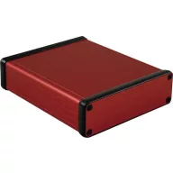   Hammond Electronics 1455L1201RD Profil doboz 120 x 103 x 30.5 Alumínium Piros 1 db