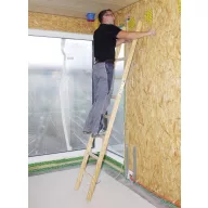   MUNK Günzburger Steigtechnik 33108 Fa Támasztólétra Munkamagasság (max.): 3.5 m Barna 5.8 kg