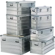   MUNK Günzburger Steigtechnik 11180 Szállító doboz Alumínium (H x Sz x Ma) 782 x 412 x 585 mm