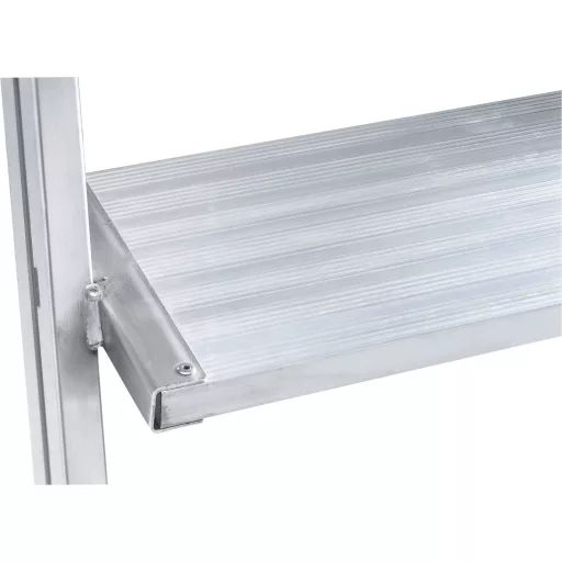 MUNK Günzburger Steigtechnik 50205 Alumínium Talpazatos létra Munkamagasság (max.): 3.2 m Ezüst 39 kg