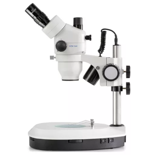 Kern OZM 544 OZM544 Sztereo-zoom mikroszkóp Trinokulár 45 x Átvilágítás, Beeső fény