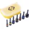 C.K T4514 6.3 mm, 7 mm, 8 mm, 10 mm, 11 mm, 13 mm Meghajtás (csavarhúzó) 1/4 (6,3 mm), 3/8 (10 mm) 1 készlet