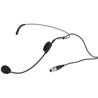   Monacor HSE-72 Headset Beszéd mikrofon Átviteli mód:Vezetékes Szélvédővel