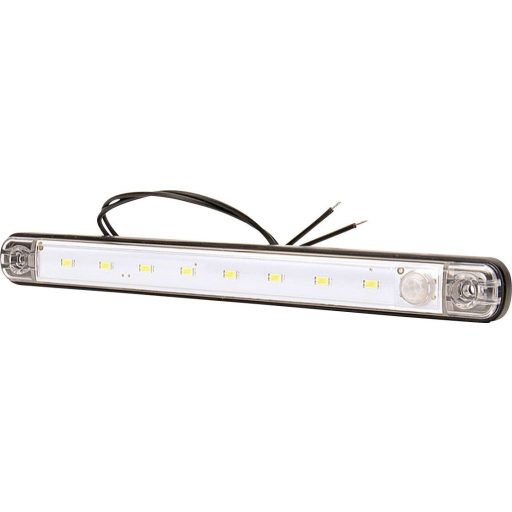 WAS LED-es beltéri lámpa 728 SENSOR LW10 LED 12 V (Sz x Ma x Mé) 238 x 25 x 10.4 mm Mozgásjelző, Automatikus bekapcsolás
