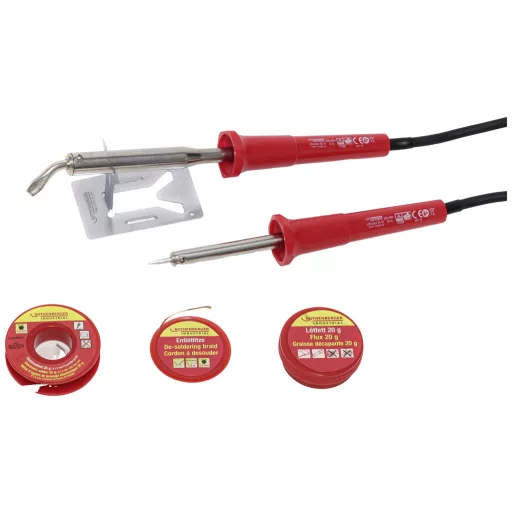 Forrasztópáka készlet, forrasztó ónnal és kiforrasztó huzallal, 230V/25W, 80W Rothenberger Industrial 35060