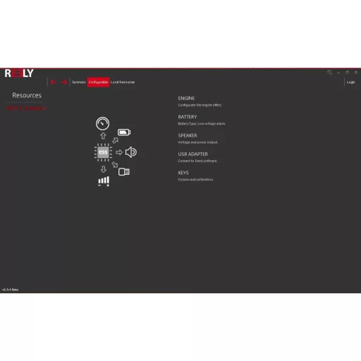 Motorhang szimulátor Reely