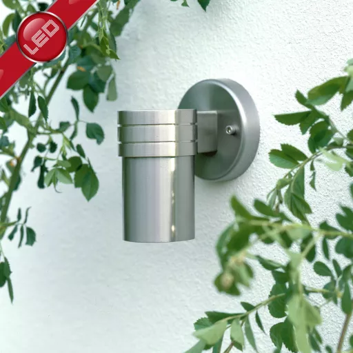 Brilliant Hanni G96229/82 Kültéri fali lámpa Energiatakarékos lámpa, LED GU10 3 W Nemesacél