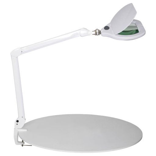 Maul 8266002 LED nagyító lámpa MAULcrystal bilincsekkel Nagyítási tényező=1.75 x 2021-es energiahatékonysági osztályok F (A - G)