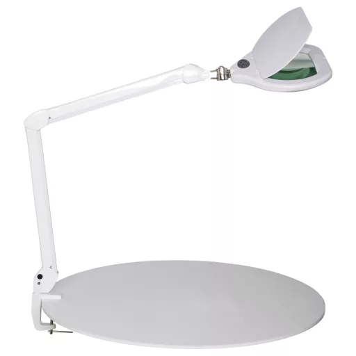Maul 8266002 LED nagyító lámpa MAULcrystal bilincsekkel Nagyítási tényező=1.75 x 2021-es energiahatékonysági osztályok F (A - G)