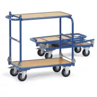   Fetra Hauptartikel 1140 Zsúrkocsi Összehajtható Acél Porbevonatos Terhelés (max.): 150 kg Briliáns kék (RAL 5007)