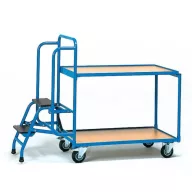   Fetra Hauptartikel 2105 Kocsi Acél Porbevonatos Terhelés (max.): 250 kg Briliáns kék (RAL 5007)