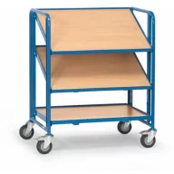   Fetra Hauptartikel 2391 Polcos kocsi Acél Porbevonatos Terhelés (max.): 250 kg Briliáns kék (RAL 5007)