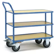   Fetra Hauptartikel 2610 Zsúrkocsi Acél Porbevonatos Terhelés (max.): 300 kg Briliáns kék (RAL 5007)