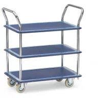   Fetra Hauptartikel 3113 Polcos kocsi Acél Porbevonatos Terhelés (max.): 120 kg Briliáns kék (RAL 5007)