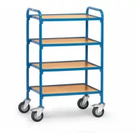   Fetra Hauptartikel 32930 Polcos kocsi Acél Porbevonatos Terhelés (max.): 250 kg Briliáns kék (RAL 5007)