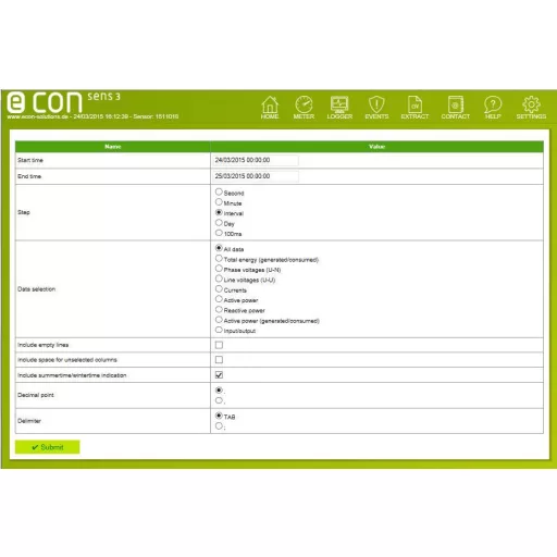 econ solutions econ sens3 - 3000A Háromfázisú fogyasztásmérő átalakító csatlakozóval 1 db