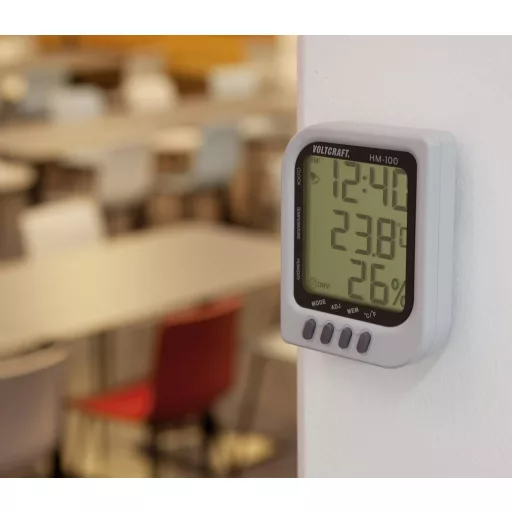 Levegő hőmérséklet és páratartalommérő műszer, Voltcraft HM-100
