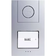   m-e modern-electronics VISTUS AD ALU 410 Vistus Kaputelefon Vezetékes Külső egység 1 családiház Ezüst, Fehér