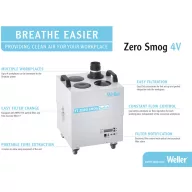   Weller Zero Smog 4V Forrasztási füstelszívó 230 V 275 W 230 m³/óra