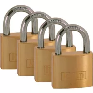 Kasp K12040D4 Függő lakat 40 mm Aranysárga Kulcsos zár