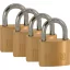 Kasp K12040D4 Függő lakat 40 mm Aranysárga Kulcsos zár